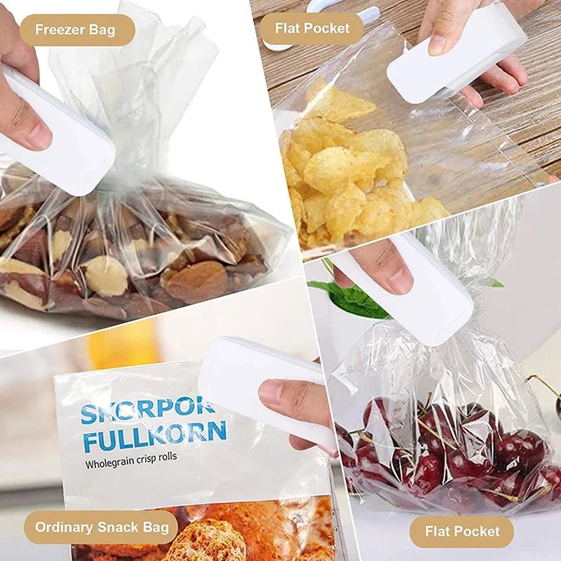 Seladora Térmica: Compacta, portátil, para embalar alimentos.