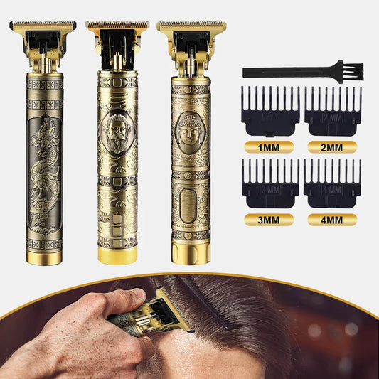Máquina de Cortar Cabelo Elétrica Profissional para Barbeiro – Cortes Precisos!