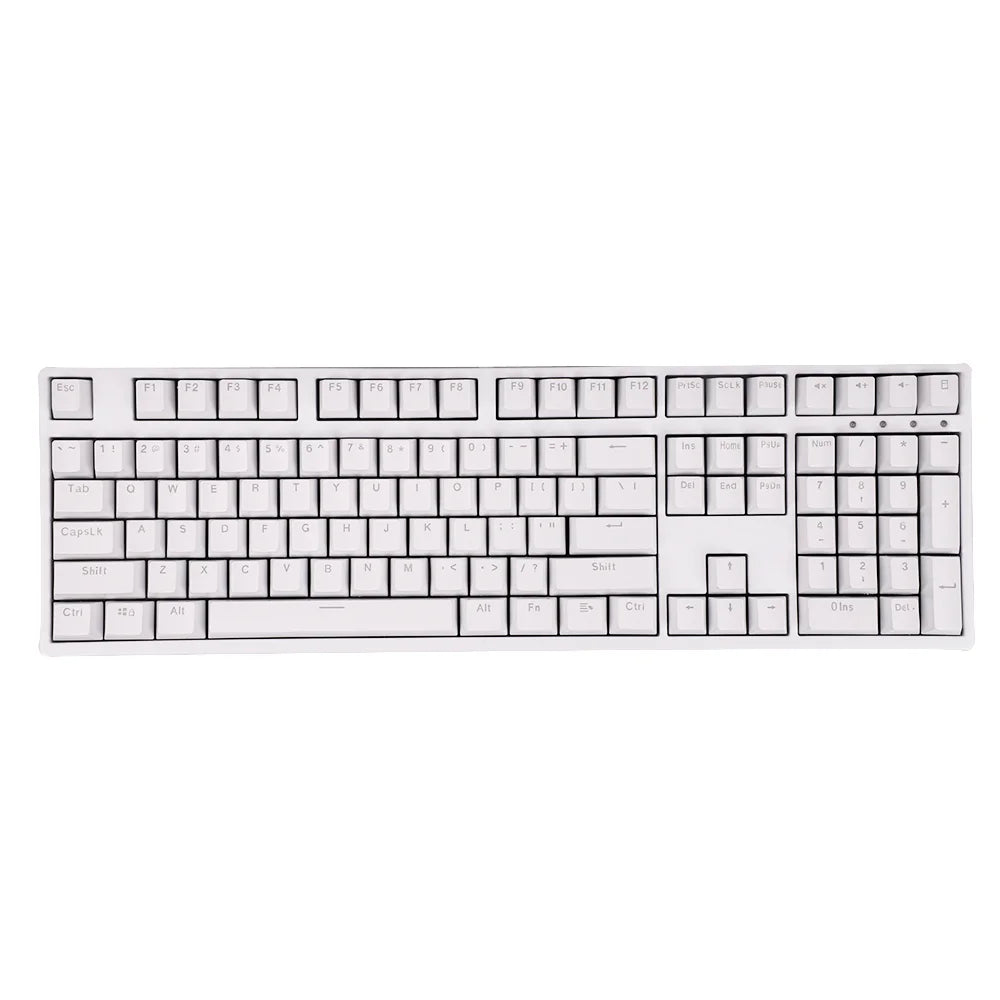 Keycaps brancos 108 teclas