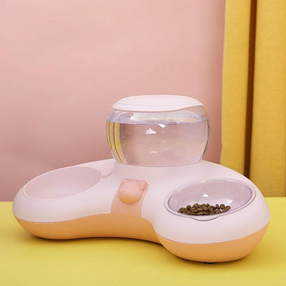 Tigela Automática Anti-Viro e Antiderrapante para Gatos e Cães!
