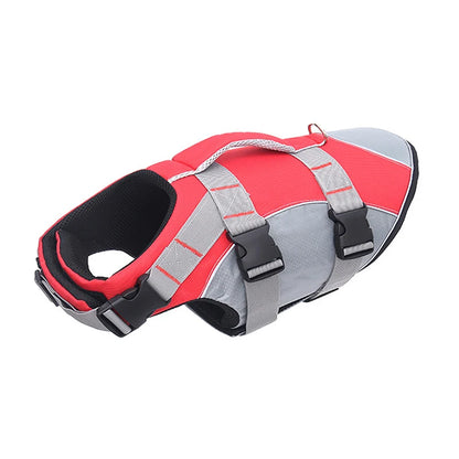 Colete salva-vidas refletivo para cães pequenos e médios, ideal para buldogue francês, verão e banho.