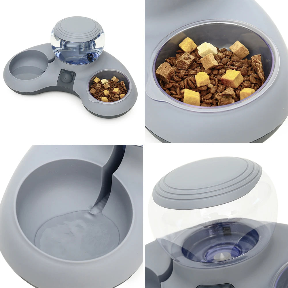 Tigela Automática Anti-Viro e Antiderrapante para Gatos e Cães!
