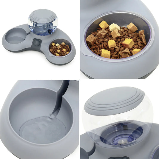 Tigela Automática Anti-Viro e Antiderrapante para Gatos e Cães!