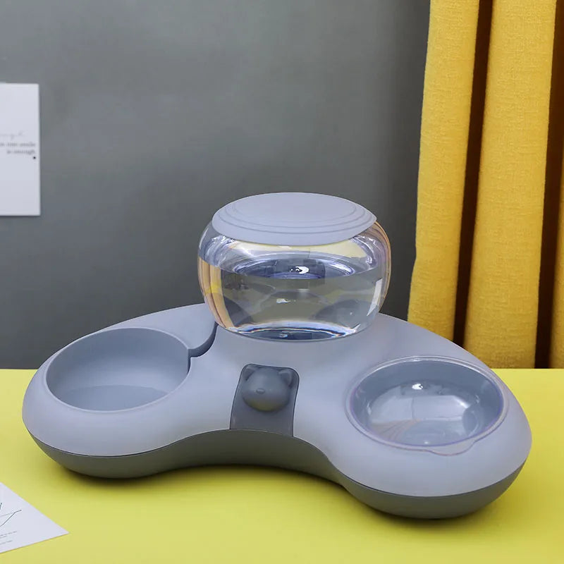 Tigela Automática Anti-Viro e Antiderrapante para Gatos e Cães!