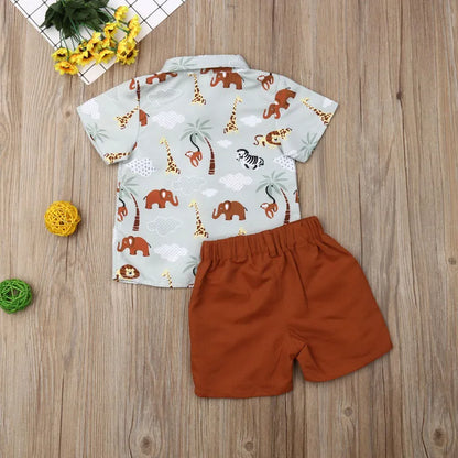 Conjunto Formal Menino 1-6 Anos – Camisa + Calça | Pudcoco