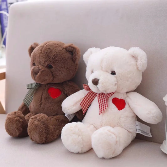 Urso de Pelúcia com Coração – Presente Fofo para Meninas, 35cm e 50cm!