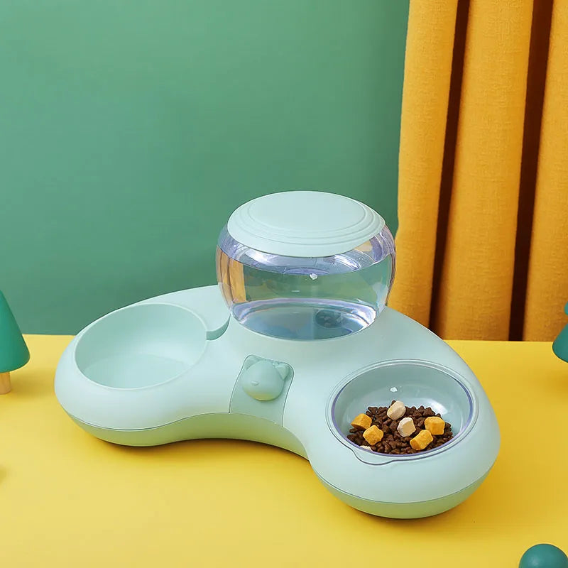 Tigela Automática Anti-Viro e Antiderrapante para Gatos e Cães!