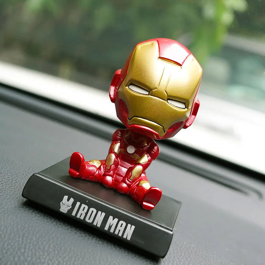 Boneco Bobble Head do Homem de Ferro – 11cm, Decorativo e Divertido!