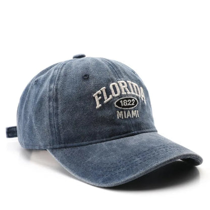 Boné Vintage Florida com Bordado e Ajuste Snapback!