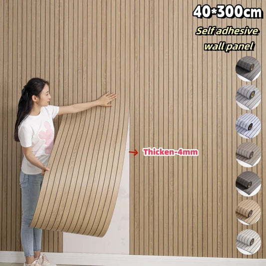 Painel 3D Autoadesivo em Espuma – Rolo Decorativo!
