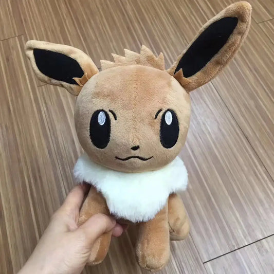 Brinquedo de Pelúcia Pokemon Eevee – Estilo Kawaii, 10/20/30cm, Ideal para Crianças!