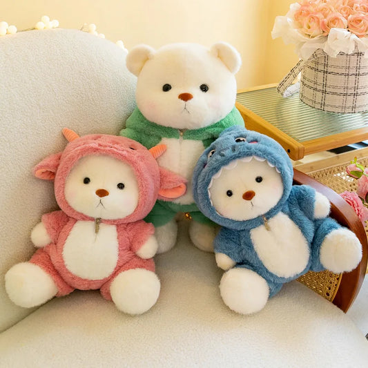 Urso de pelúcia Kawaii – boneco macio e fofo.