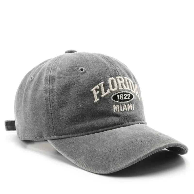 Boné Vintage Florida com Bordado e Ajuste Snapback!