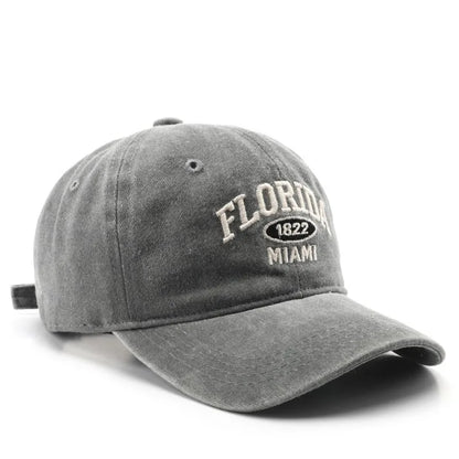 Boné Vintage Florida com Bordado e Ajuste Snapback!