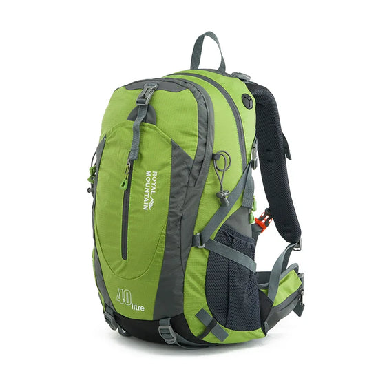 Mochila de Caminhada 40L/50L Unissex para Acampamento, Escalada e Viagem