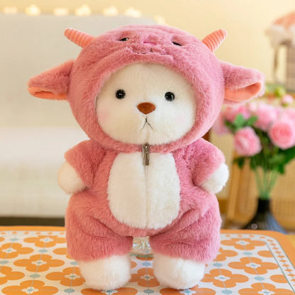 Urso de pelúcia Kawaii – boneco macio e fofo.