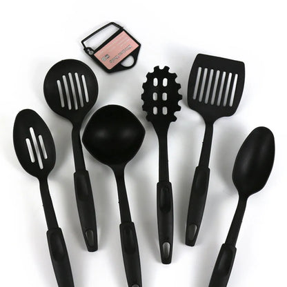 6 Pçs/set Utensílios de Cozinha Antiaderente de Nylon para Assar e Fritar.
