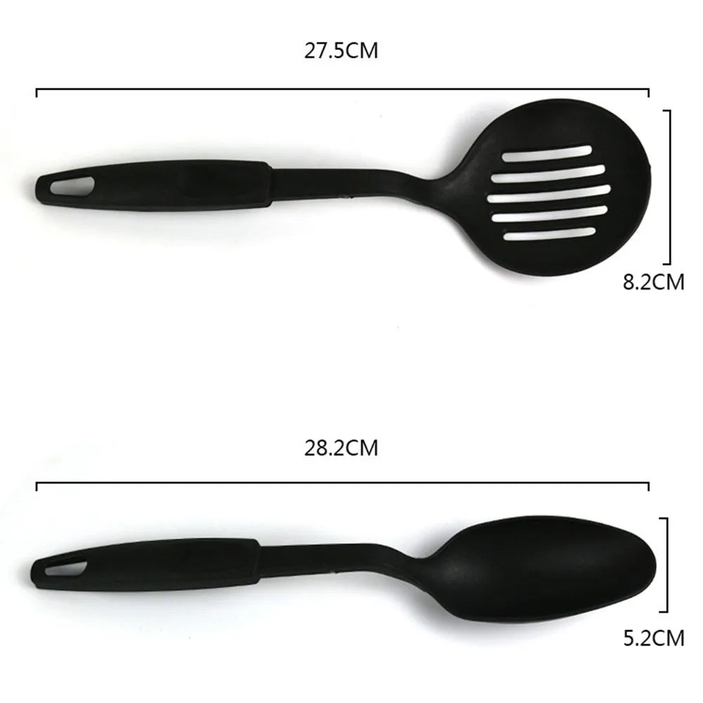 6 Pçs/set Utensílios de Cozinha Antiaderente de Nylon para Assar e Fritar.