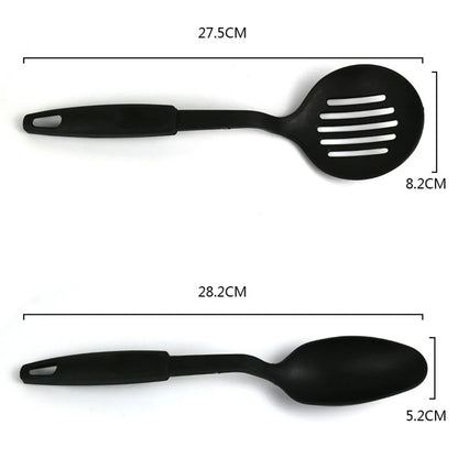 6 Pçs/set Utensílios de Cozinha Antiaderente de Nylon para Assar e Fritar.