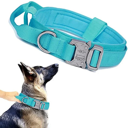Coleira Tática Ajustável para Cães Médios e Grandes