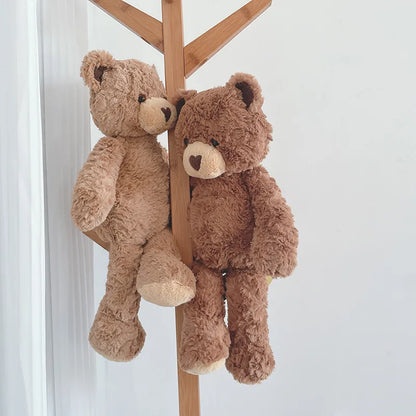 Urso de pelúcia cacheado – brinquedo fofo e decorativo