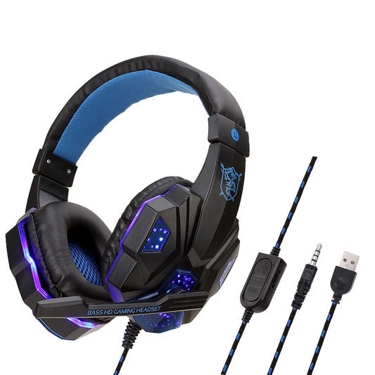 Headset Gamer com LED, Microfone e Cancelamento de Ruído!