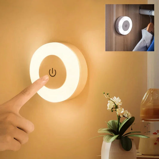 Lâmpada LED Portátil e Recarregável para Sala e Quarto!