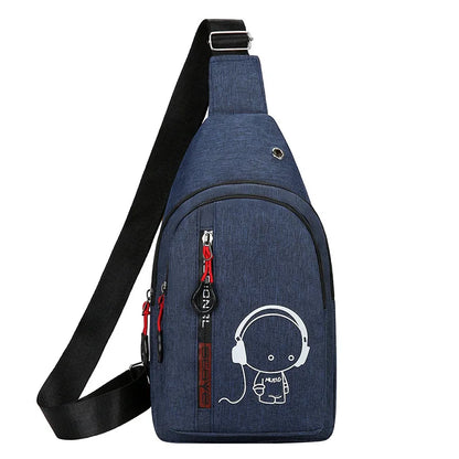 Bolsa de peito esportiva – unissex e refletiva.