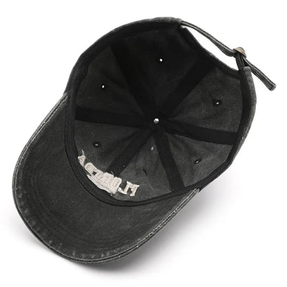 Boné Vintage Florida com Bordado e Ajuste Snapback!