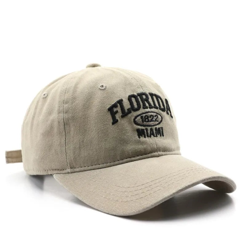 Boné Vintage Florida com Bordado e Ajuste Snapback!