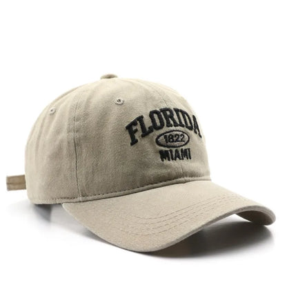 Boné Vintage Florida com Bordado e Ajuste Snapback!