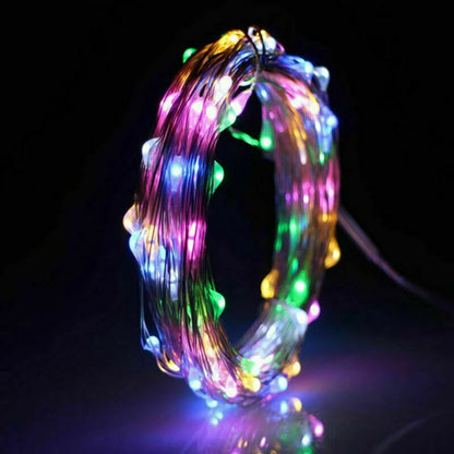 Luz de Fada LED à Pilha – 1 a 10M para Decoração de Festas e Ambientes!