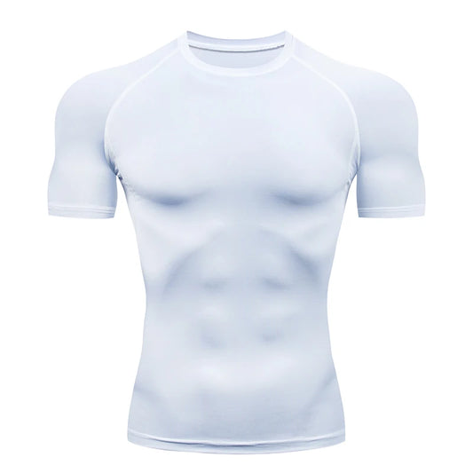 Camiseta de Compressão Masculina para Esporte e Fitness!
