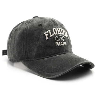 Boné Vintage Florida com Bordado e Ajuste Snapback!