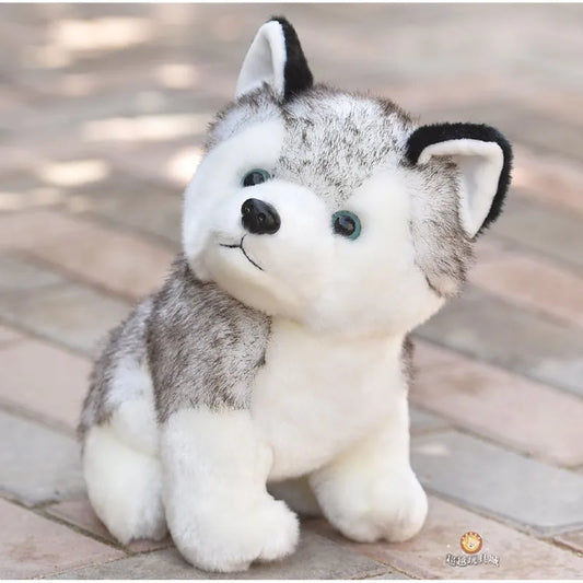 Pelúcia Kawaii Husky 10/20cm – Brinquedo Fofinho para Crianças e Bebês!