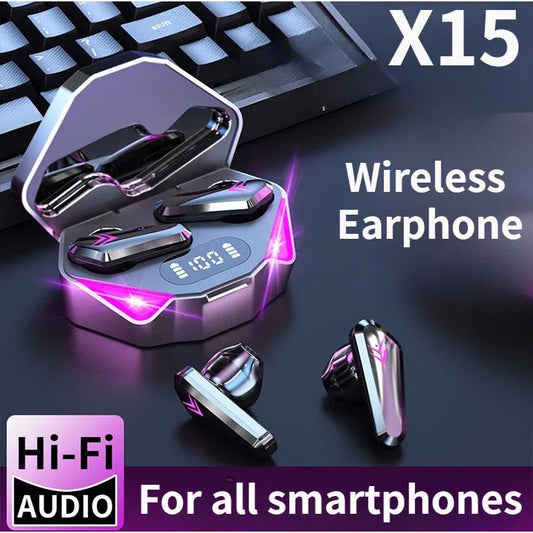 Fones TWS Bluetooth para Jogos 2025 com Baixa Latência e Microfone!