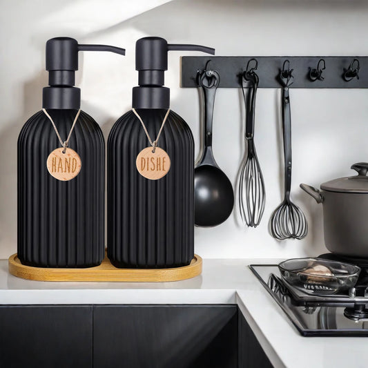 Dispenser de sabonete líquido em aço inox, para cozinha e banheiro