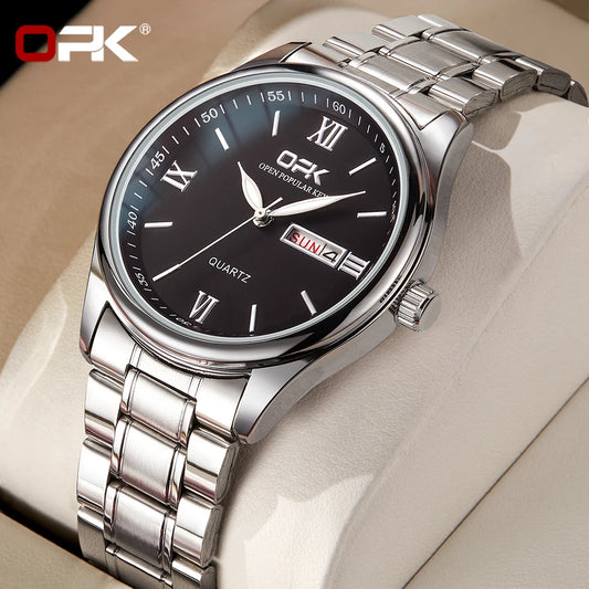 Relógio Masculino OPK 8123: Estilo, Luminosa e Automático!