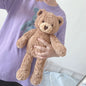 Urso de pelúcia cacheado – brinquedo fofo e decorativo