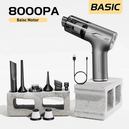 Mini Aspirador de Mão CENRR 98000PA – Potente e Sem Fio!