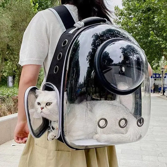 Mochila Espacial Pet: Transporte com Estilo e Conforto!