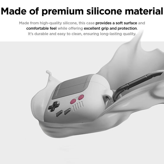 Capa Antichoque para AirPods 3/4 Pro2 com Design Gamer e Kit de Limpeza