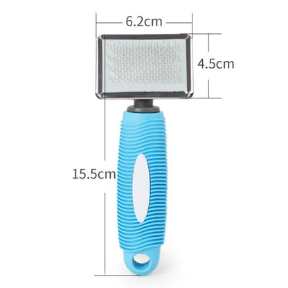Pente Massageador para Gatos e Cães: Silicone e Aço Inox!