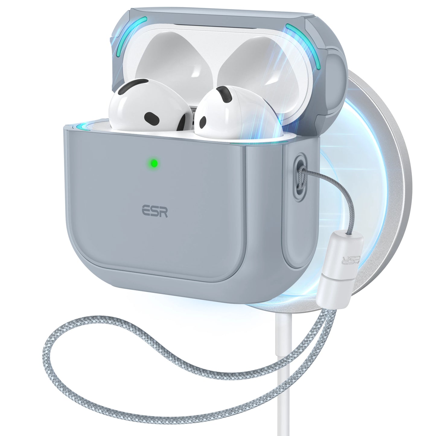 Capa ESR HaloLock para AirPods 4 e Pro com Proteção