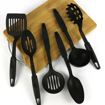 6 Pçs/set Utensílios de Cozinha Antiaderente de Nylon para Assar e Fritar.