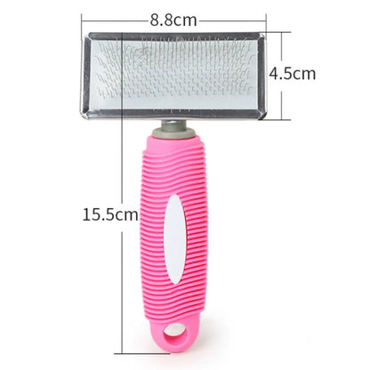 Pente Massageador para Gatos e Cães: Silicone e Aço Inox!