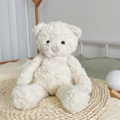 Urso de pelúcia cacheado – brinquedo fofo e decorativo