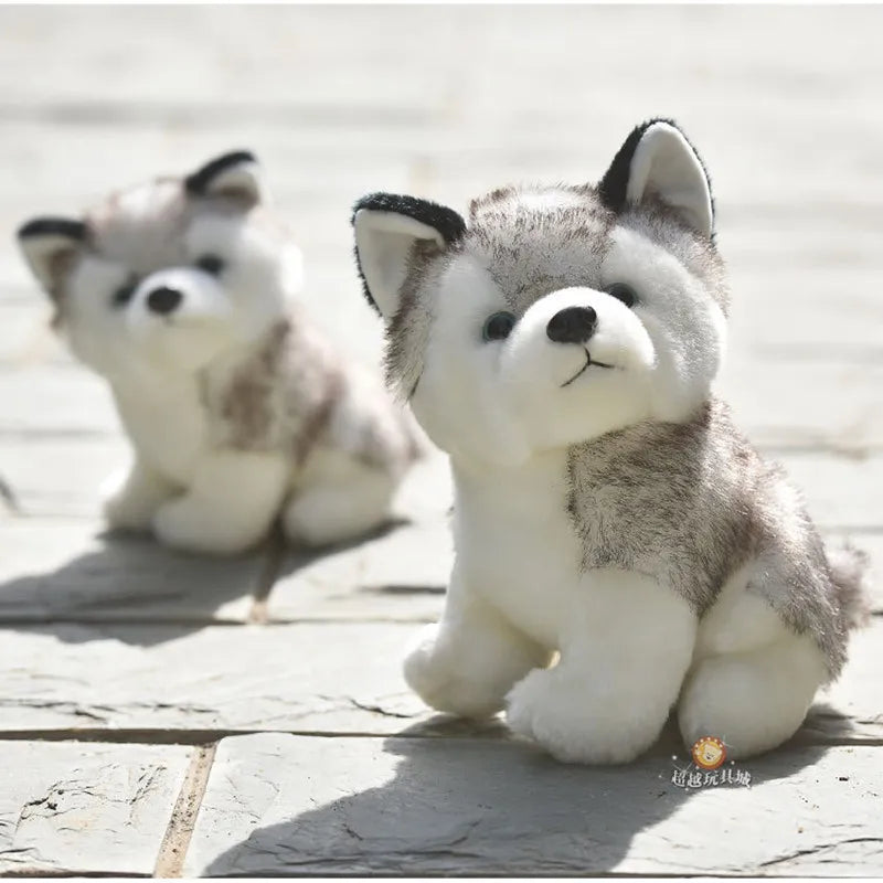 Pelúcia Kawaii Husky 10/20cm – Brinquedo Fofinho para Crianças e Bebês!