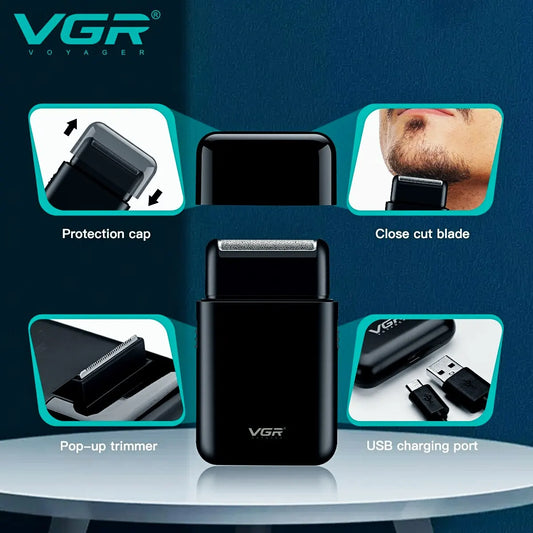 Aparador VGR V-390 Recarregável para Homens