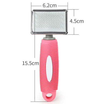 Pente Massageador para Gatos e Cães: Silicone e Aço Inox!